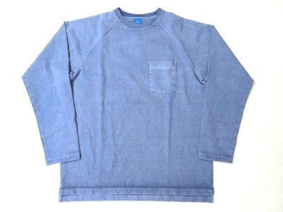 画像1: GOOD ON　L/S HVY RAGLAN ポケットTEE                 P-AJISAI