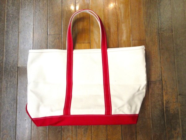 画像1: L.L.Bean   BOAT AND TOTE  OPEN-TOP    Large　　 Red (1)
