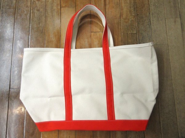 画像1: L.L.Bean   BOAT AND TOTE  OPEN-TOP    Large　　 Orange (1)