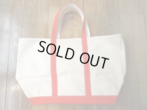 画像1: L.L.Bean   BOAT AND TOTE  OPEN-TOP    Large　　 Orange (1)