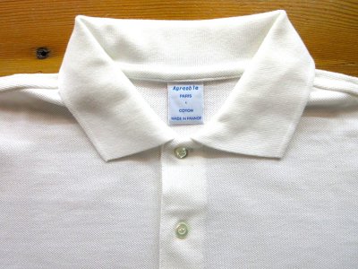 画像2: ＡＧＲＥＡＢＬＥ　半袖ポロシャツ　　　Blanc(ホワイト)