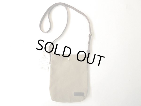 画像1: HERITAGE LEATHER　   　CANVAS SACOCHE BAG W/LEATHER STRAP　　　KHAKI (1)