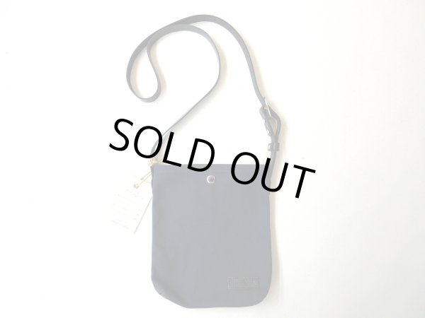画像1: HERITAGE LEATHER　   　CANVAS SACOCHE BAG W/LEATHER STRAP　　　NAVY (1)