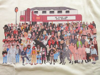 画像2: BLUESCENTRIC    半袖プリントリンガーTシャツ　　The Roxy LA  Waldo       　Natural