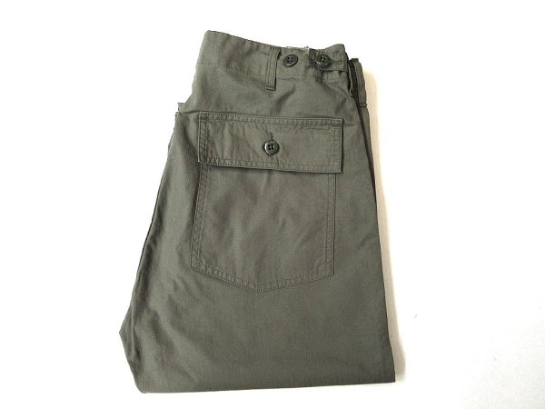 画像1: EMPIRE & SONS   FATIGUE PANT COTTON RIPSTOP         OLIVE (1)