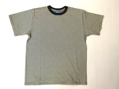 画像1: Good On SS ミニストライプ クルーTシャツ LEMON