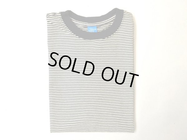 画像1: Good On  SS ミニストライプ　クルーTシャツ　　LEMON (1)