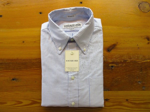 画像1: インディビジュアライズドシャツ 　CLASSIC FIT別注サイズ　　  CANDY STRIPE　　BLUE　　 (1)