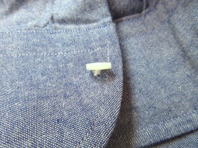 画像2: EVERGREEN   オリジナルB.Dシャツ　　シャンブレー　BLUE