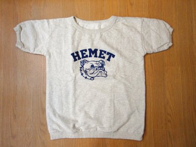 画像1: MIXTA    　S/S プリント スウェット　　　　HEMET(Ash)