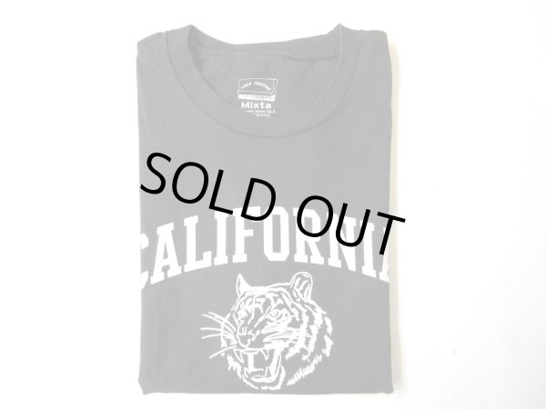 画像1: MIXTA 2025 SSプリントTシャツ　  TABBY CAT       Vintage Black (1)