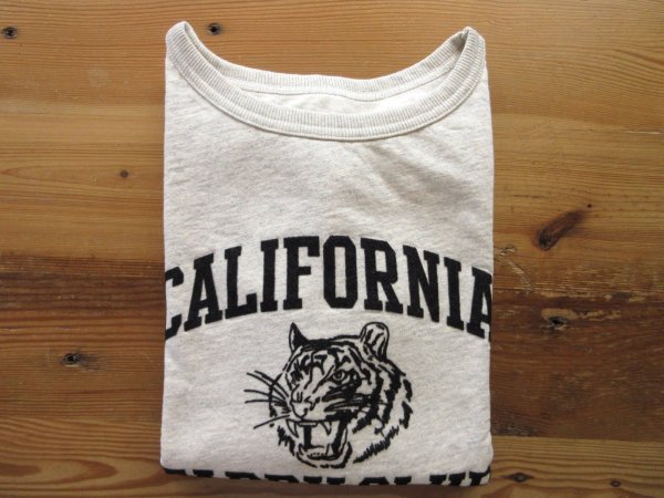 画像1: MIXTA    　S/S プリント スウェット　　　　TABBY CAT（Ash)　　 (1)