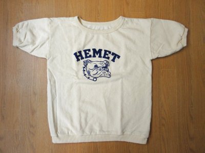 画像1: MIXTA    　S/S プリント スウェット　　　　HEMET(Natural)
