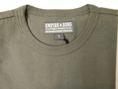 画像2: EMPIRE & SONS   S/S POCKET TEE        US AMERICAN  DRY JERSEY       ARMY GREEN