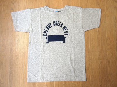 画像1: CHAMPION TRUE TO ARCHIVES 88T-SHIRT ( OX グレー×ネイビー)
