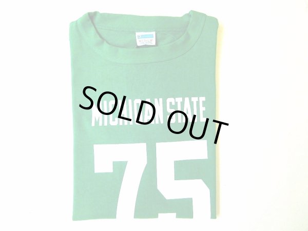 画像1: CHAMPION   　TRUE TO ARCHIVES  　    1/4 FOOT BALL T-SHIRT    　　MICHIGAN(ケリーグリーン) (1)