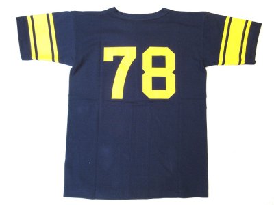 画像2: CHAMPION TRUE TO ARCHIVES 1/4 FOOT BALL T-SHIRT ネイビー