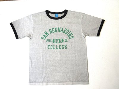 画像1: グッドオン S/S SAN BERNARDINO リンガーTシャツ P-ASH