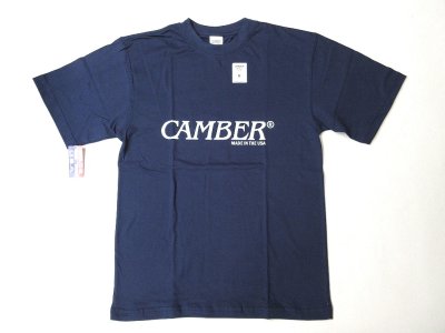 画像1: CAMBER S/S ロゴプリントTシャツ NAVY