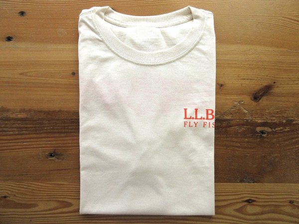 画像1: L.L.Bean   　Men's Technical Fishing Graphic Tee       　　　Antique White (1)