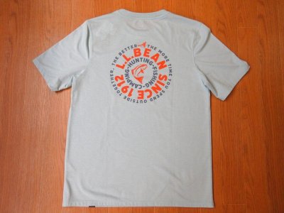 画像1: L.L.Bean Men's Technical Fishing Graphic Tee Pale Turquoise