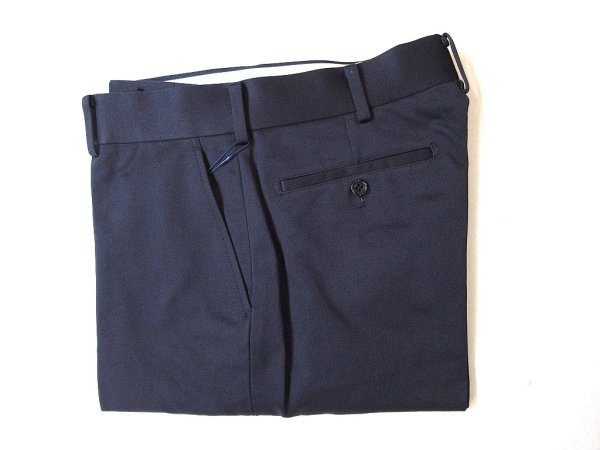 画像1: Pt.Alfred  58118 チノパンツ　　　NAVY (1)