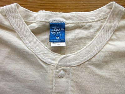 画像2: GOOD ON L/S HENLEY TEE P-NATURAL