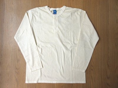 画像1: GOOD ON L/S HENLEY TEE P-NATURAL