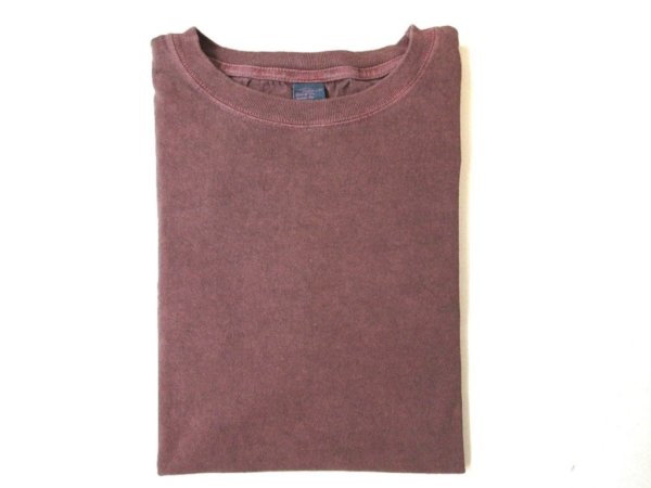 画像1: GOOD ON　    L/S CREW TEE         　P-BORDEAUX (1)