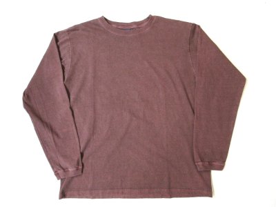 画像1: GOOD ON　    L/S CREW TEE         　P-BORDEAUX