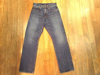 画像2: FOB FACTORY F159 セルビッチ ストレート5Pジーンズ BLUE USED WASH