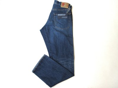 画像1: FOB FACTORY F159 セルビッチ ストレート5Pジーンズ BLUE USED WASH