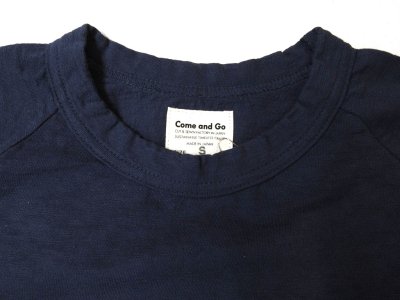 画像2: Come and Go 長袖ラグランスリーブTシャツ NAVY