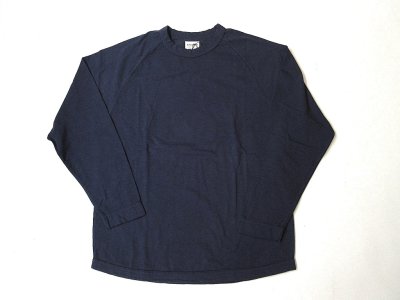 画像1: Come and Go 長袖ラグランスリーブTシャツ NAVY