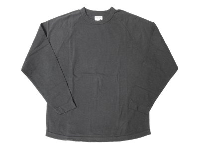 画像1: Come and Go   長袖ラグランスリーブTシャツ　　　BLACK