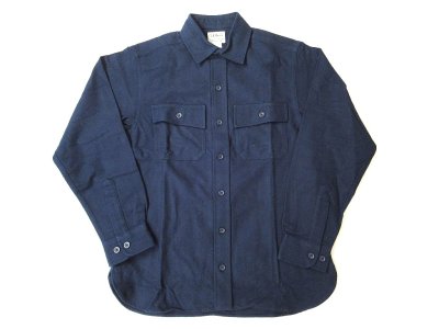 画像1: L.L.Bean Men's Chamois Solid Shirts Navy