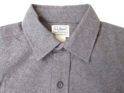 画像3: L.L.Bean Men's Chamois Solid Shirts Charcoal Gray Heather