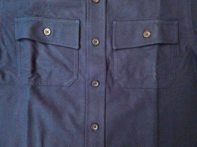 画像2: L.L.Bean Men's Chamois Solid Shirts Navy