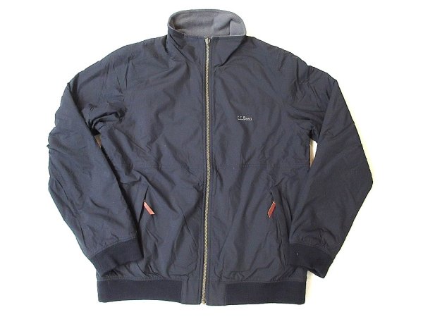 画像1: L.L.Bean   　　Reversible Warm-Up Jacket　　　　Midnight Black (1)