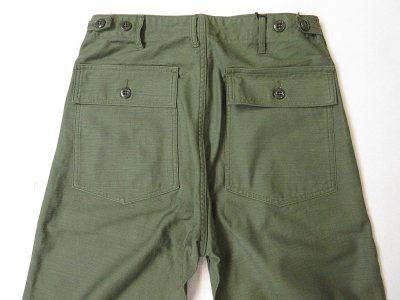 画像2: EMPIRE & SONS MILITARY SLUB BACK SATTEN FATIGUE PANTS OLIVE