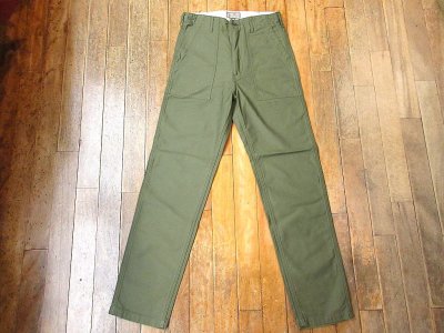 画像1: EMPIRE & SONS MILITARY SLUB BACK SATTEN FATIGUE PANTS OLIVE