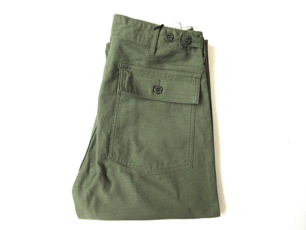 画像1: EMPIRE & SONS   　MILITARY SLUB BACK SATTEN FATIGUE PANTS         OLIVE (1)