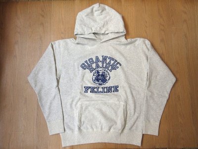 画像1: MIXTA PULLOVER SWEAT PARAKA FELINE Ash Grey