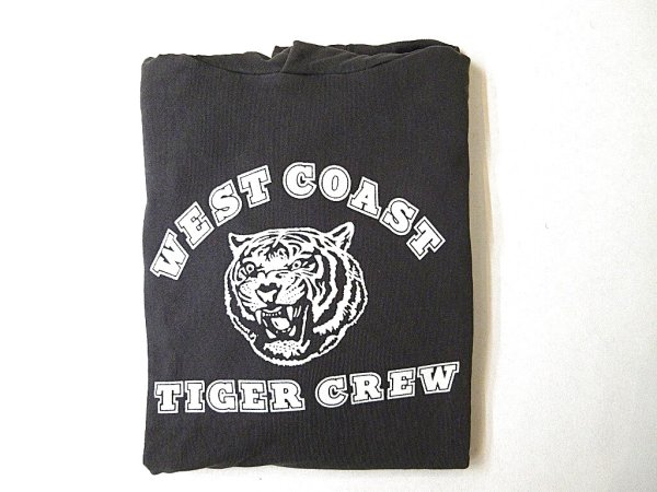 画像1: MIXTA   PULLOVER SWEAT PARAKA　　TIGER CREW              Vintage Black (1)