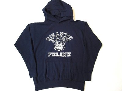 画像1: MIXTA PULLOVER SWEAT PARAKA FELINE Deep Navy