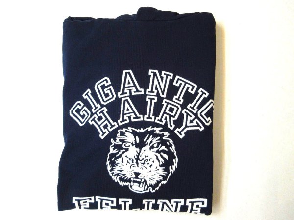画像1: MIXTA   PULLOVER SWEAT PARAKA　　　FELINE     　　　Deep Navy (1)