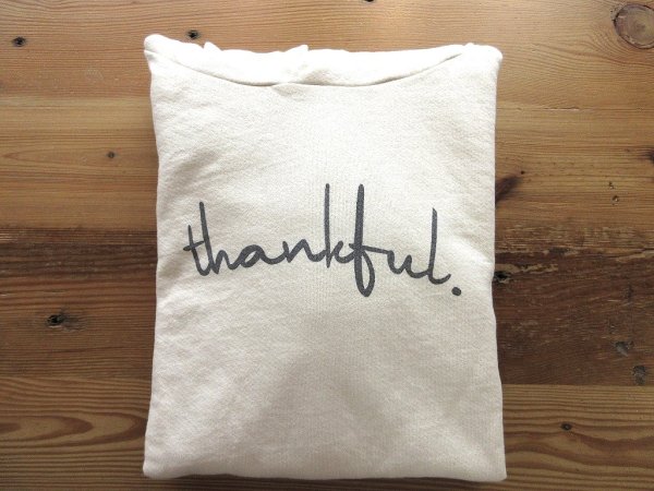 画像1: MIXTA   PULLOVER SWEAT PARAKA　　THANKFUL           Natural (1)