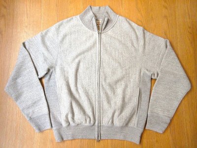 画像1: FELCO  　CLASSIC FIT 16oz TERRY           インバースウィーブ ハイネックジャケット      TWISTED GREY