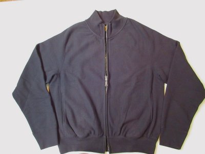 画像1: FELCO CLASSIC FIT 16oz TERRY インバースウィーブ ハイネックジャケット BLACK