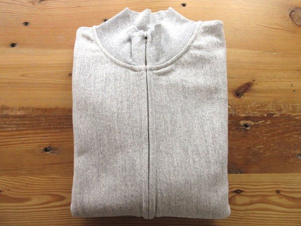 画像1: FELCO  　CLASSIC FIT 16oz TERRY           インバースウィーブ ハイネックジャケット      TWISTED GREY (1)